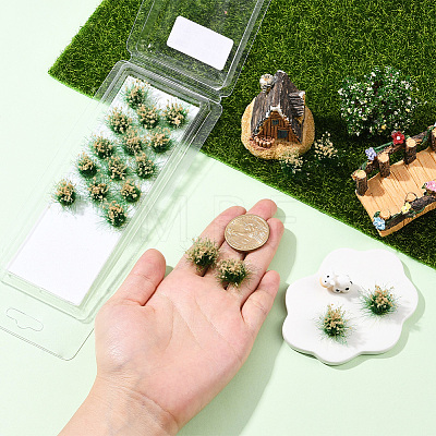 Resin Mini Grass Tufts AJEW-WH20120-10A-05-1