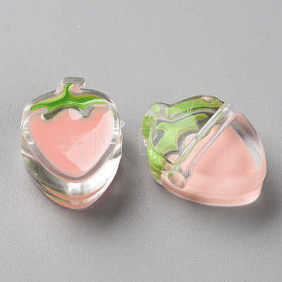 Transparent Enamel Acrylic Beads X1-TACR-S155-003C-1