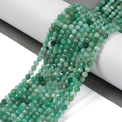 Natural Emerald Beads Strands G-P514-A01-02-1