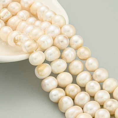 Natural Cultured Freshwater Pearl Beads Strands PEAR-C003-09F-1