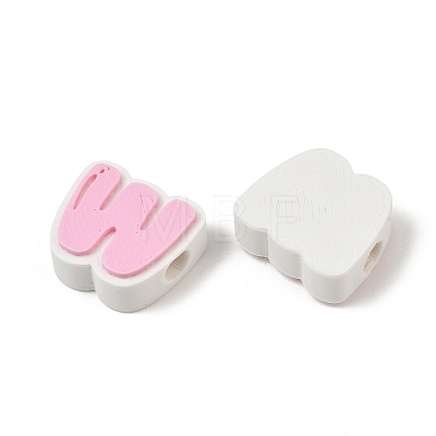 Plastic European Beads PL-CBA02CB-01W-1