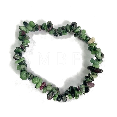 Natural Ruby in Zoisite Stretch Bracelets PW-WG56138-26-1