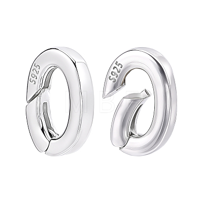 Sterling Silver Spring Gate Rings STER-WH0004-081-1