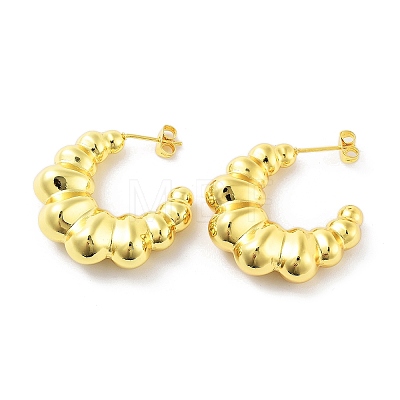 Brass Stud Earrings KK-R150-03C-1