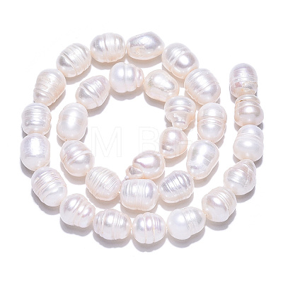 Natural Cultured Freshwater Pearl Beads Strands PEAR-N012-09E-1
