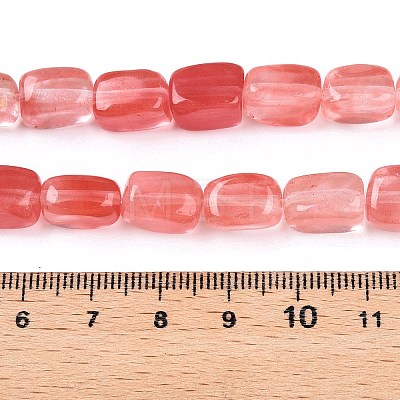 Cherry Quartz Glass Beads Strands G-T138-100-1