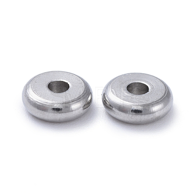 304 Stainless Steel Spacer Beads STAS-E466-33P-1