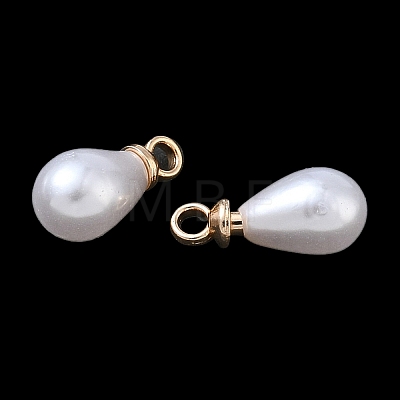 ABS Plastic Pearl Pendants FIND-Z105-03A-01G-1