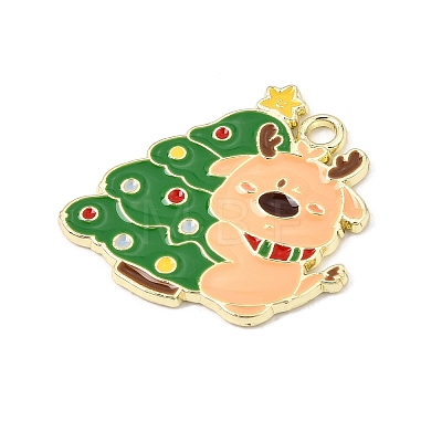 Christmas Alloy Enamel Pendants AL-CBA5CD4-02G-01-1