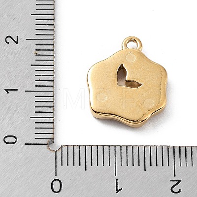 304 Stainless Steel Pendants STAS-K271-02G-1