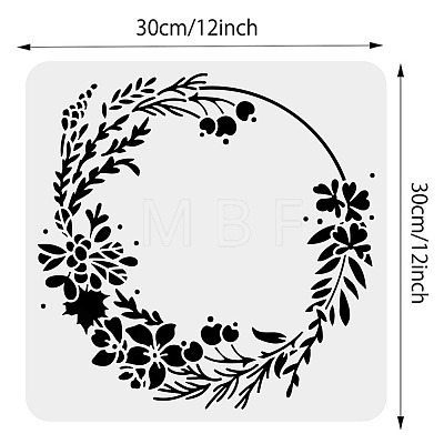 PET Hollow Out Drawing Painting Stencils DIY-WH0418-0041-1