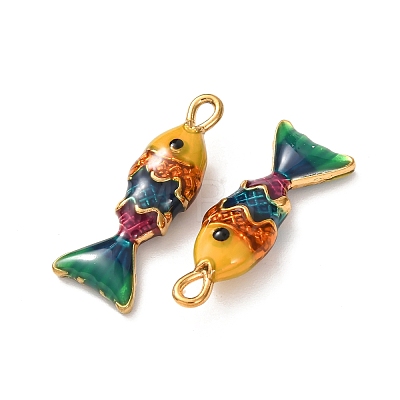 304 Stainless Steel Enamel Pendants STAS-Z193-13G-02A-1