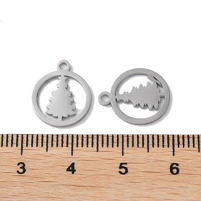 304 Stainless Steel Charms STAS-F300-02P-1