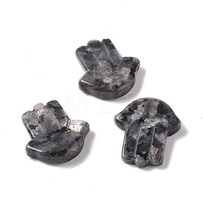 Natural Larvikite Cabochons G-E579-04B-1