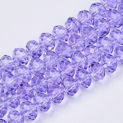 Baking Paint Glass Beads Strands EGLA-Q120-E-B01-1