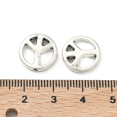 Tibetan Style Alloy Beads X-TIBEB-A14187-AS-RS-1