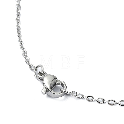 Natural Quartz Nugget Pendant Necklace with 304 Stainless Steel Chains NJEW-JN04385-01-1