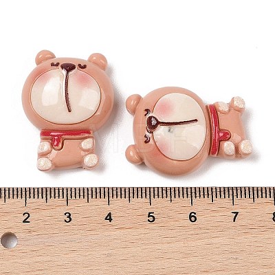 Opaque Resin Animal Decoden Cabochons RESI-Q230-08-1