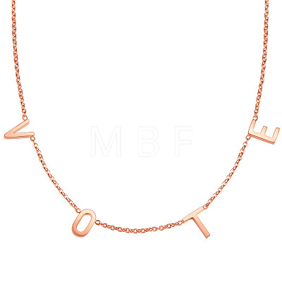 SHEGRACE Stainless Steel Pendant Necklaces JN1004B-1