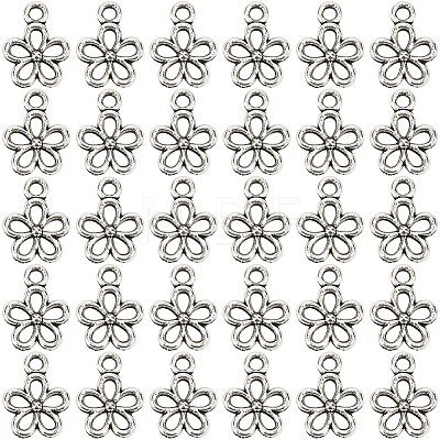 200Pcs Tibetan Style Alloy Pendants FIND-SC0014-35-1