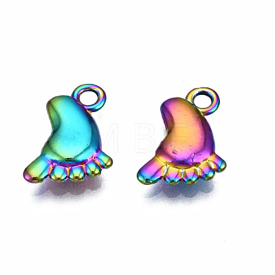 Rainbow Color Alloy Charms PALLOY-N163-107-NR-1