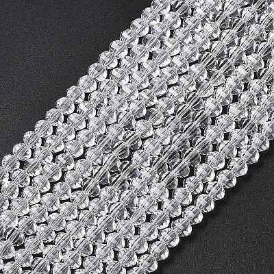 Transparent Glass Beads Strands GLAA-G125-01A-01-1