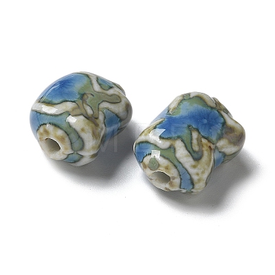 Handmade Porcelain Beads PORC-L080-E09-1