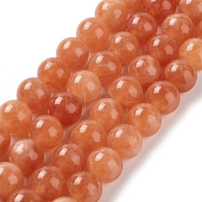 Dyed Natural Malaysia Jade Beads Strands X-G-G021-02C-12-1