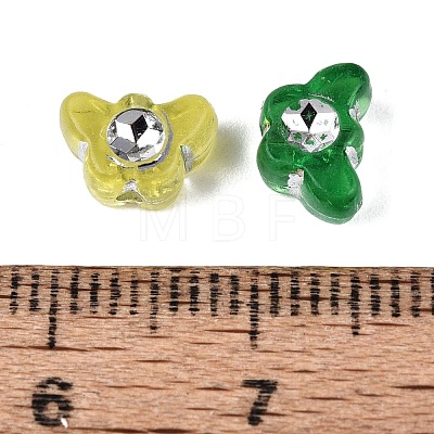 Plastic Butterfly Beads KY-Q002-05-1