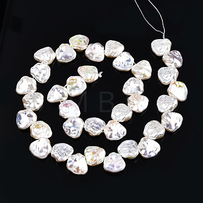 ABS Plastic Imitation Pearl Beads Strands KY-N015-01F-1