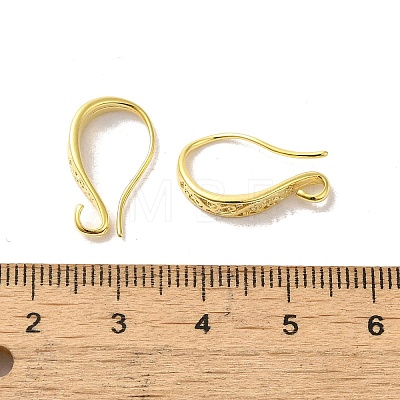 Brass Earring Hooks X-FIND-Z039-25G-1