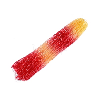 Baking Painted Glass Bead Strands DGLA-A039-T4mm-A03-1