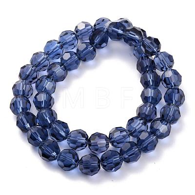 Imitation Austrian Crystal Bead Strands G-M181-10mm-20A-1