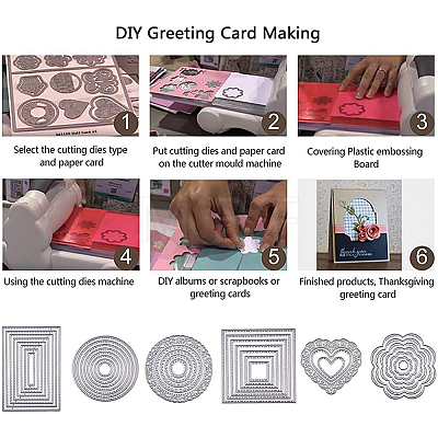 Metal Cutting Dies Stencils DIY-BC0010-09-1