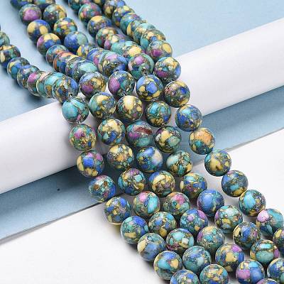 Assembled Natural & Dyed Magnesite Beads G-L575-02H-1