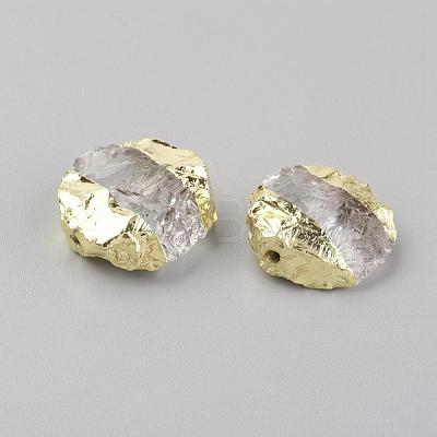 Natural Quartz Crystal Beads G-G737-06-1