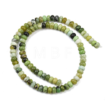 Natural Serpentine Beads Strands G-L647-D09-4x6mm-1