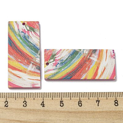 Opaque Acrylic Pendants BACR-D002-06D-1