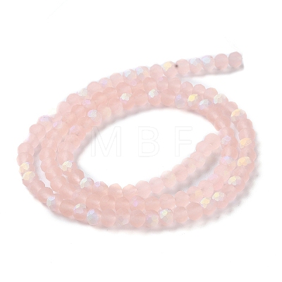 Transparent Glass Beads Strands EGLA-A044-T8mm-MB22-1