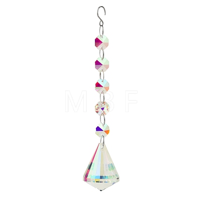 Clear AB Glass Pendant Decorations PW-WG12742-04-1