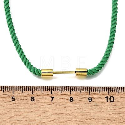 3MM Round Nylon Milan Cord Necklaces Making NJEW-H091-01G-24-1