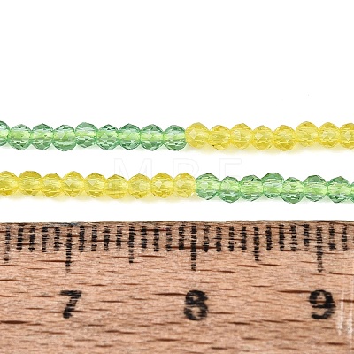 Transparent Glass Beads Strands GLAA-N074-01A-05-1