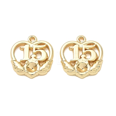 304 Stainless Steel Pendant Rhinestone Settings SA-CBA3037-23G-1