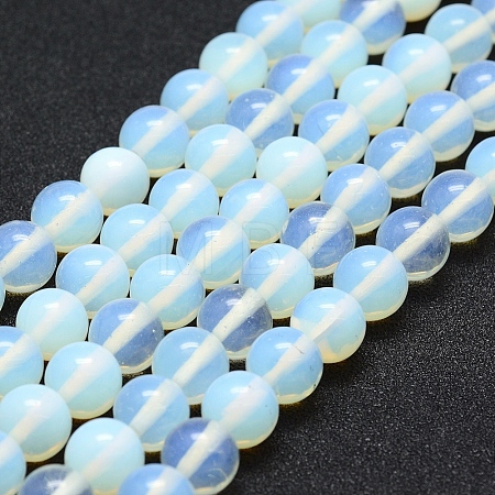 Opalite Beads Strands G-P335-18-8mm-1
