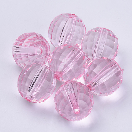 Transparent Acrylic Beads TACR-Q254-8mm-V03-1