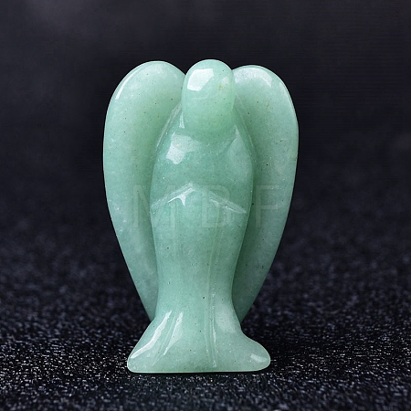 Natural Green Aventurine Carved Healing Angel Figurines PW-WG20771-04-1