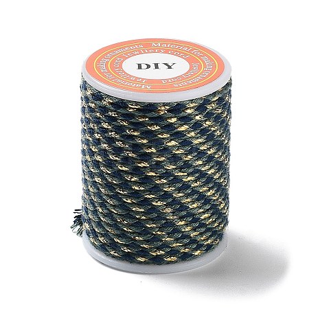4-Ply Polycotton Cord with Metallic Thread OCOR-Z003-D114-1
