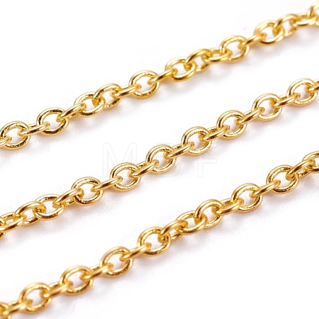 Brass Cable Chains CHC027Y-G-1