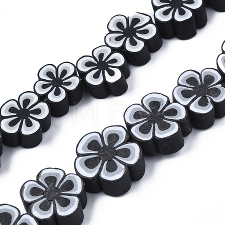 Handmade Polymer Clay Bead Strands CLAY-N011-48A-01-1