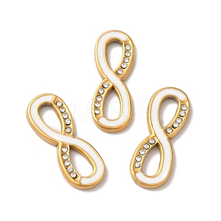 Ion Plating(IP) 304 Stainless Steel Enamel Connector Charms STAS-A080-02G-1